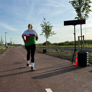 Knallende kilometer de Kieviten